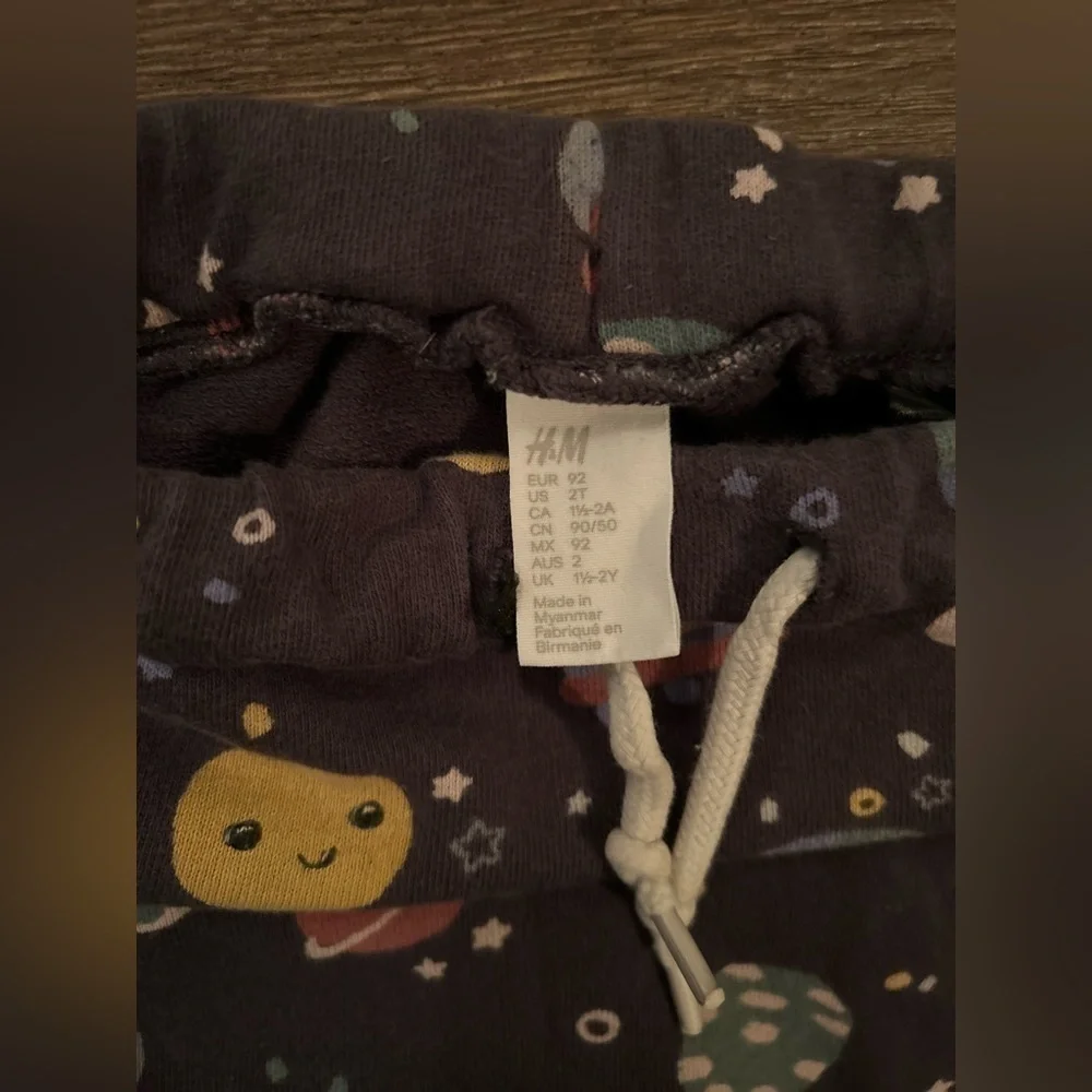 H&M twill toddler joggers, size 2T